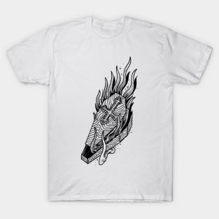 Flaming Coffin T-Shirt